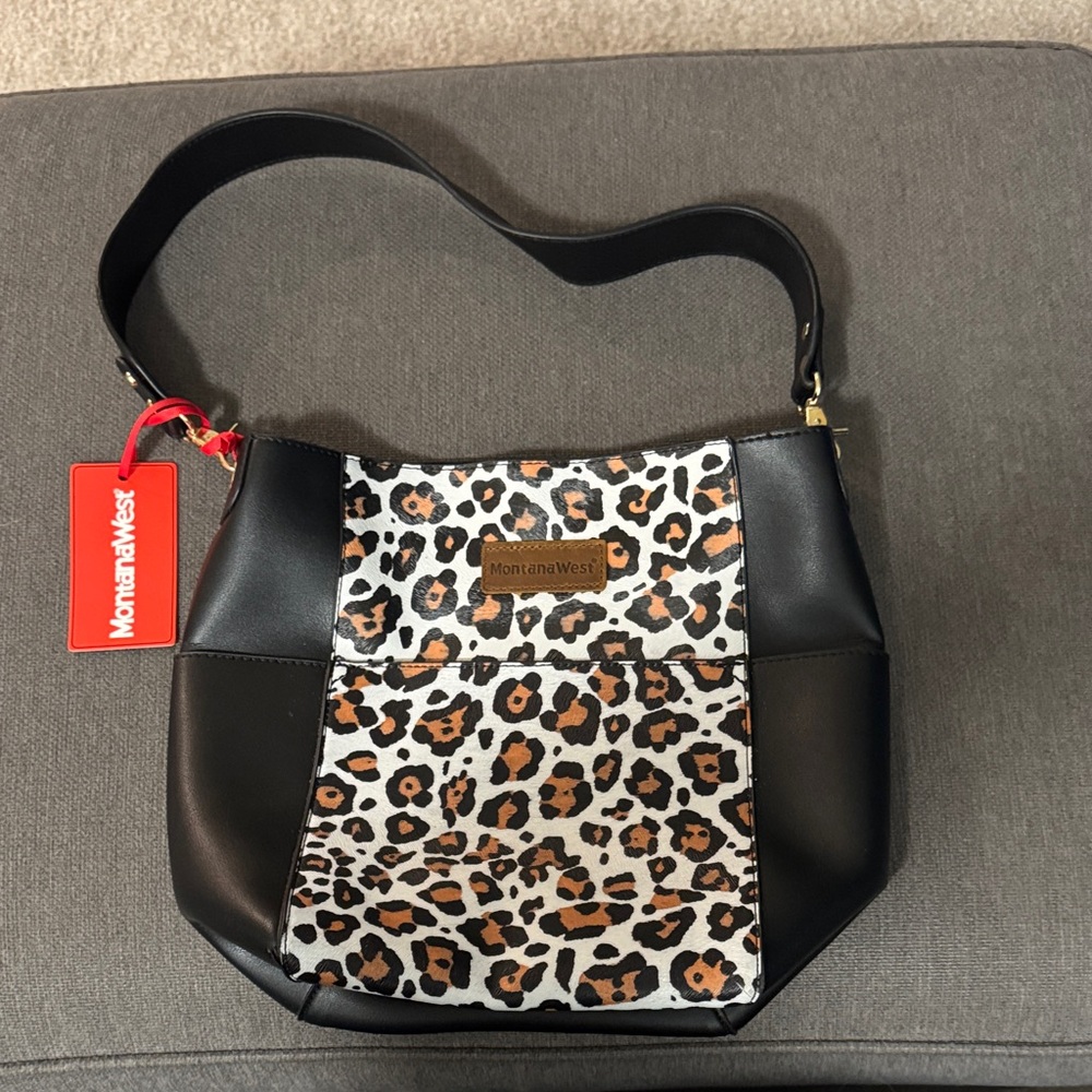 🆕 Montana West Leopard Print Shoulder Bag